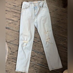 Levi’s 724 high rise straight crop